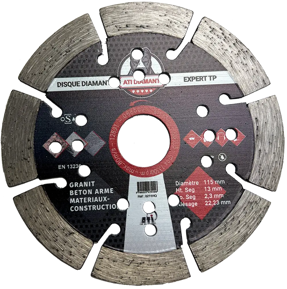 Disque laser spécial béton matériaux construction EXPERT