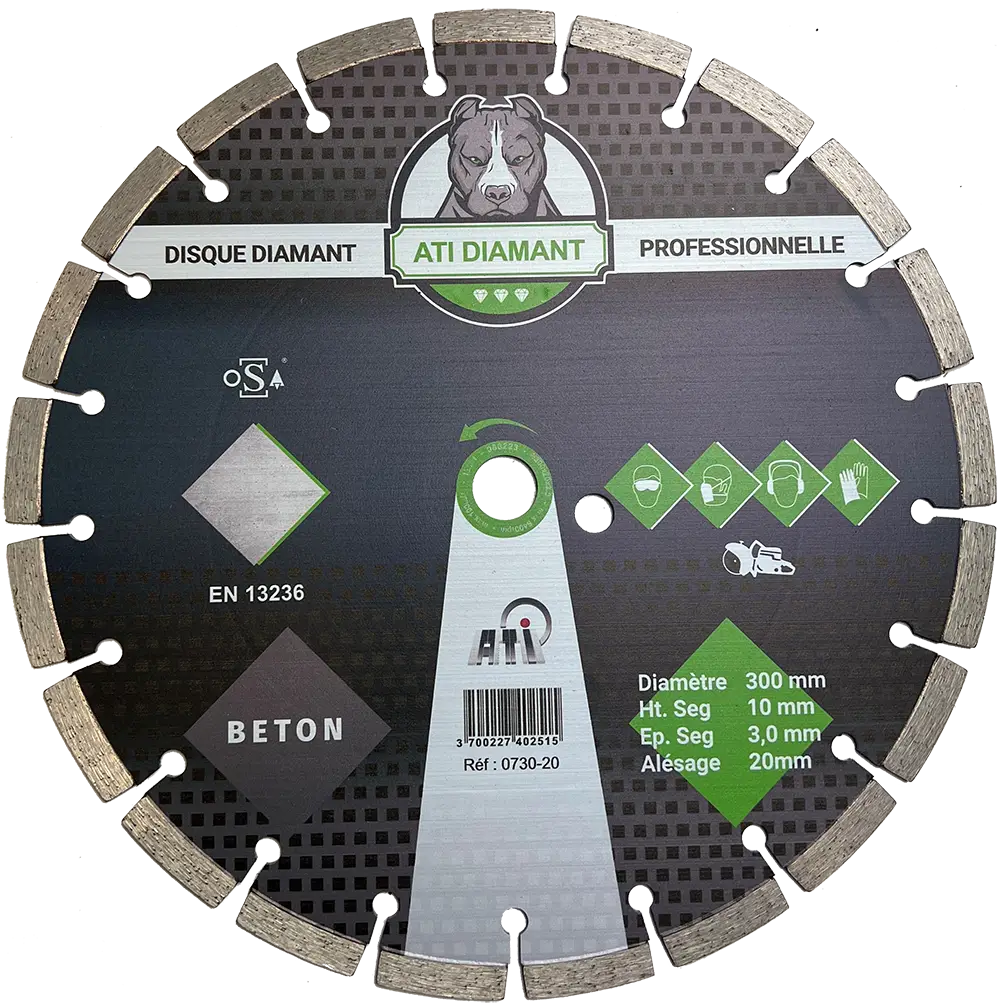 Disque laser béton vieux PROFESSIONNELLE TP