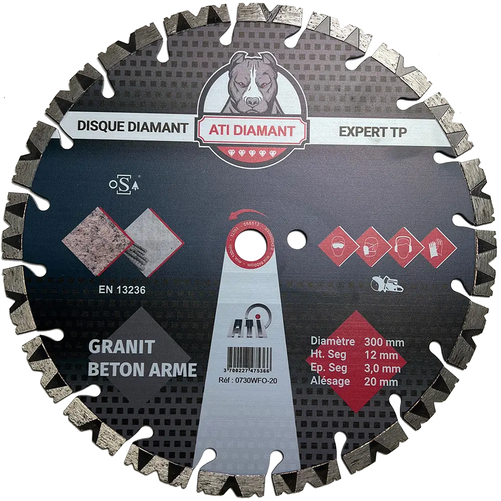 Disque WFO béton matériaux construction EXPERT TP