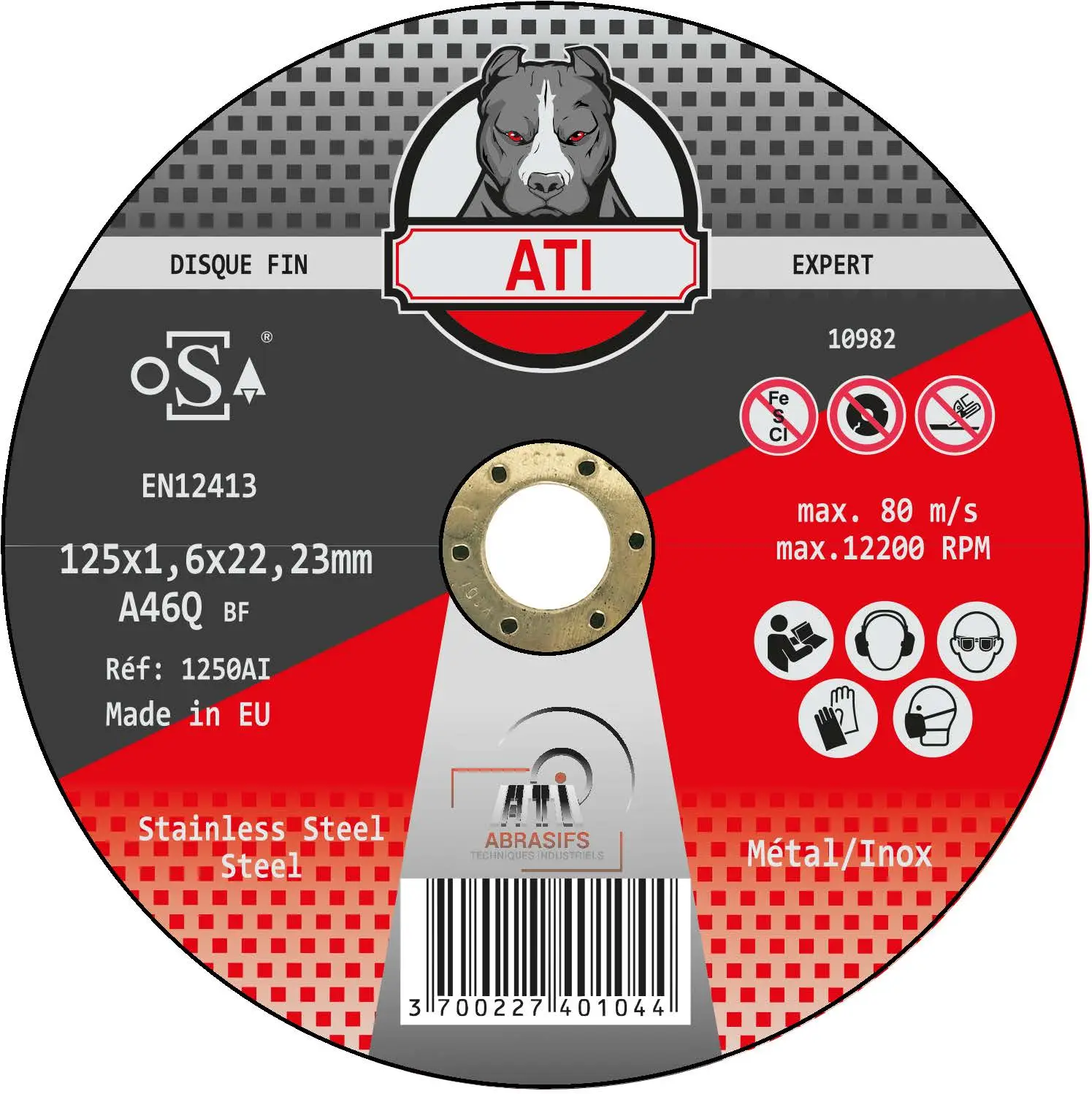 Disque fin EXPERT INOX/MÉTAL ACINOX