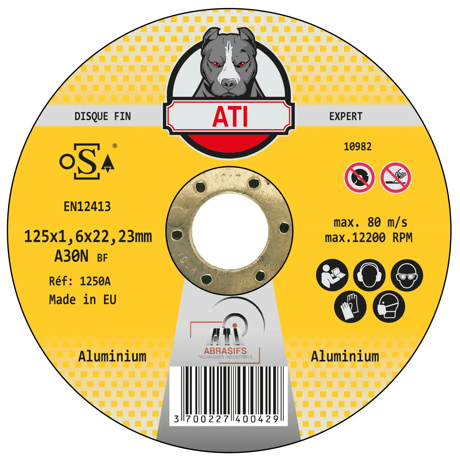 Disque fin EXPERT ALUMINIUM