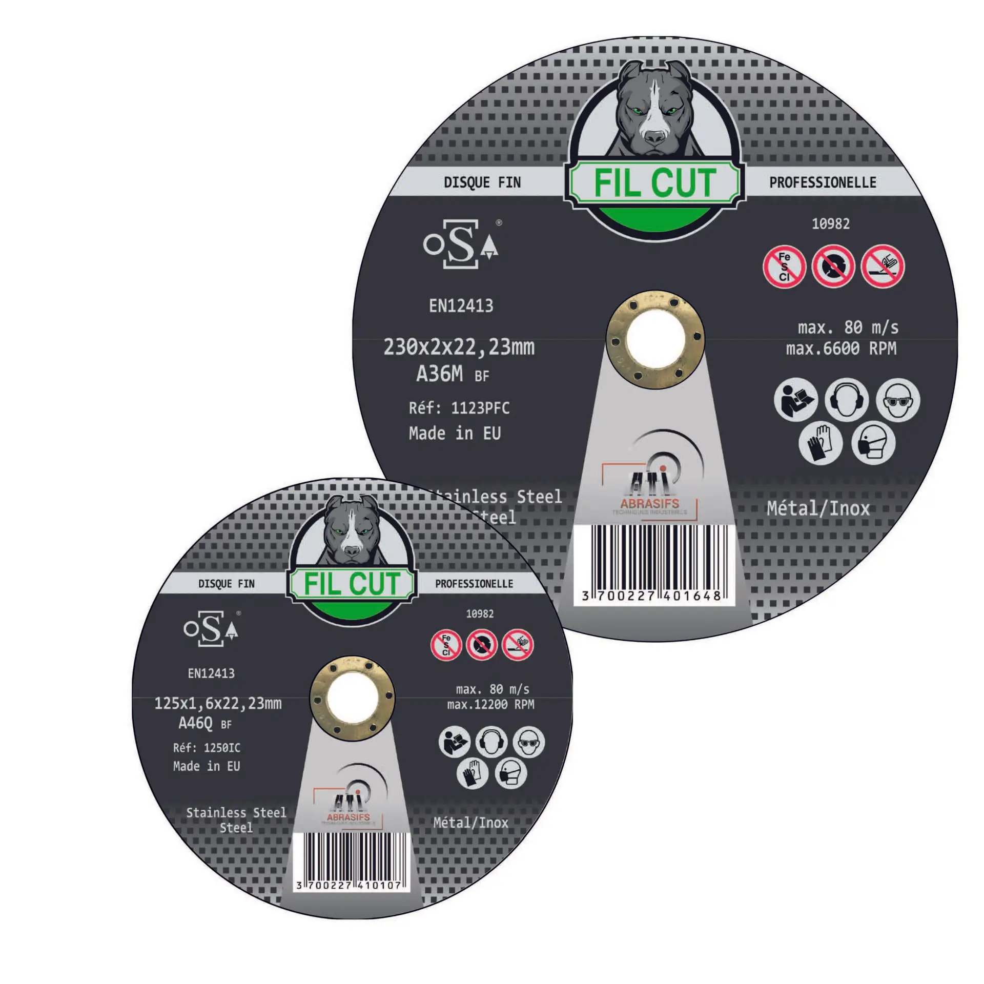 Disque fin PROFESSIONNEL INOX/MÉTAL Nucléaire
