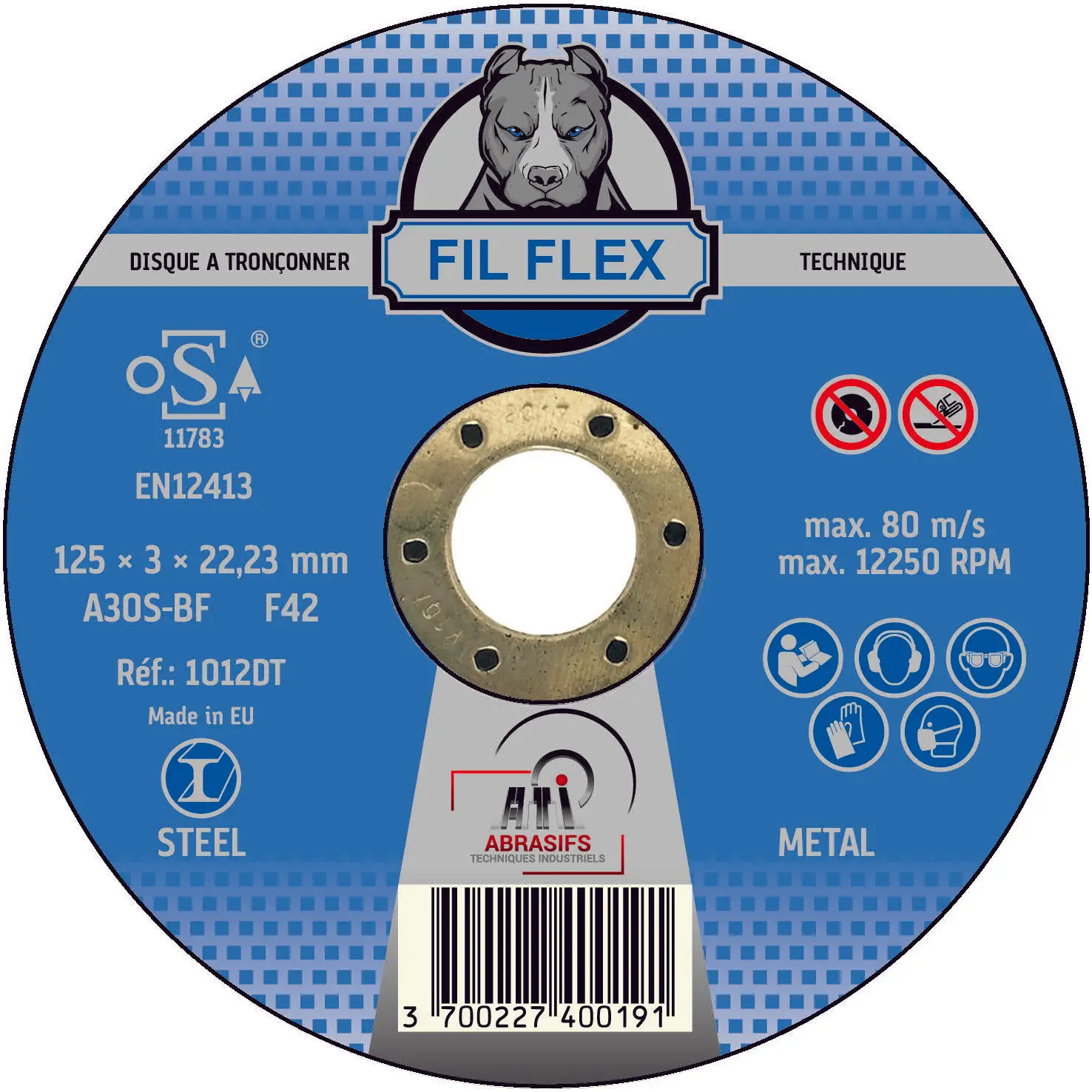 Disque à tronçonner TECHNIQUE MÉTAL FIL FLEX