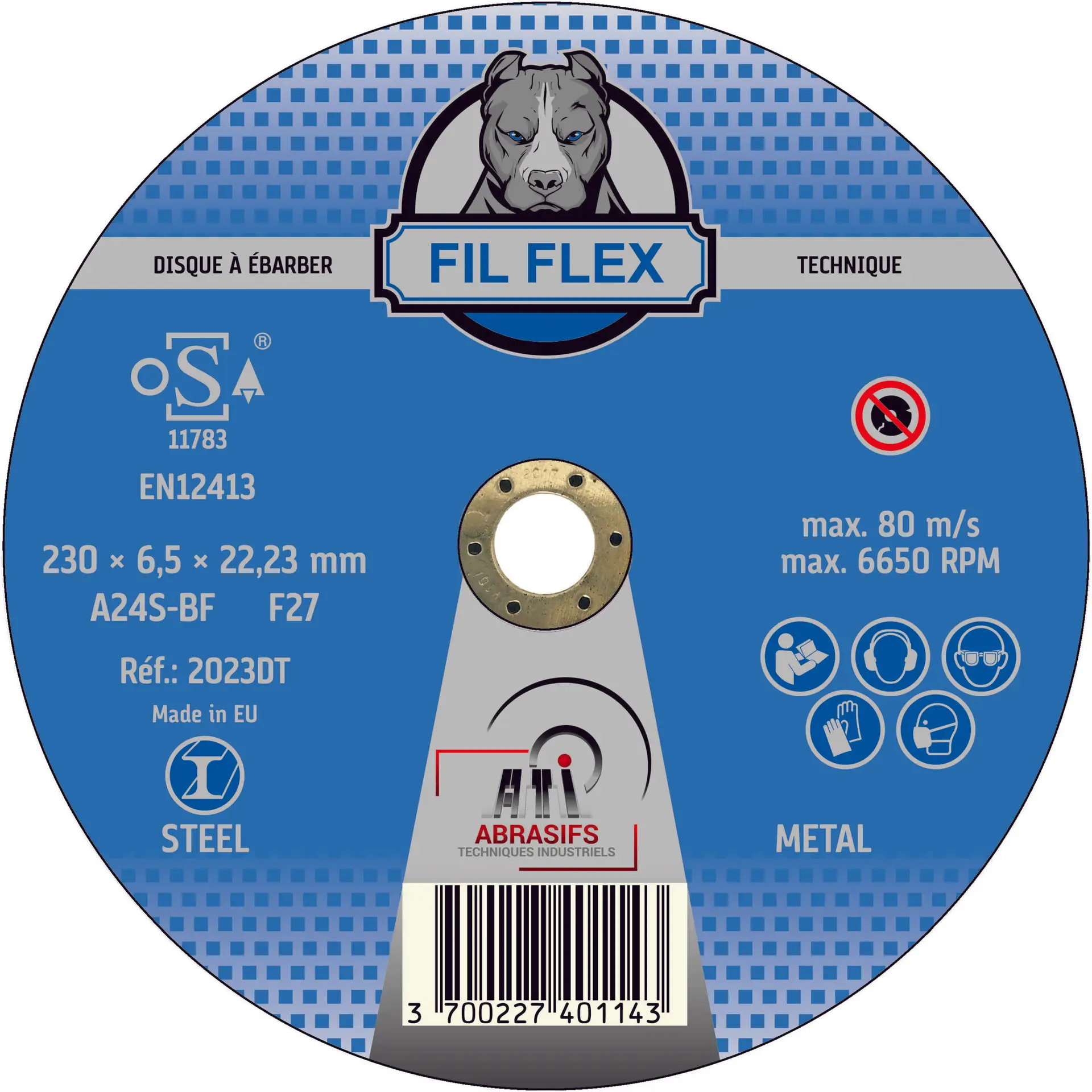Disque à ébarber TECHNIQUE MÉTAL FIL FLEX