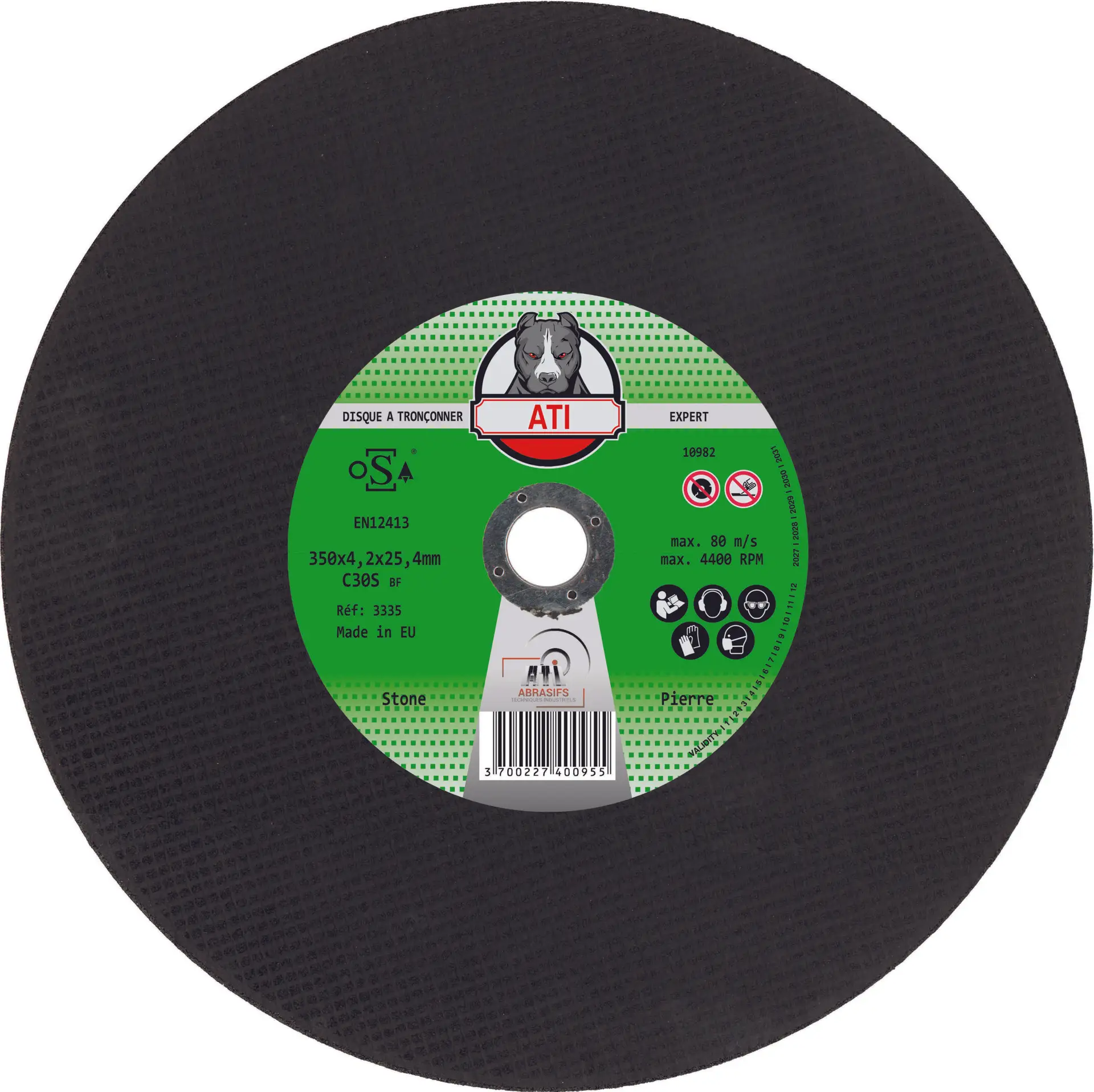 Disque machines stationnaires EXPERT PIERRE/FONTE