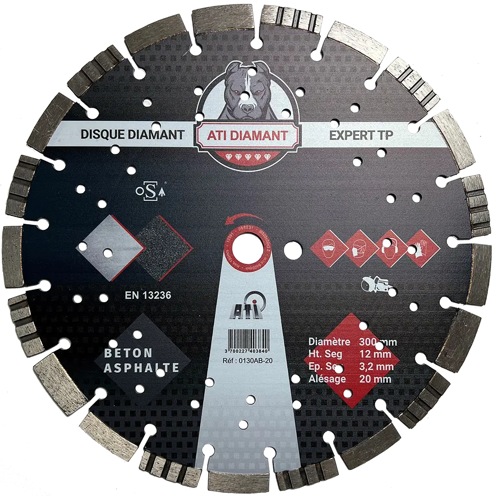 Disque mixte béton asphalte fonte EXPERT TP