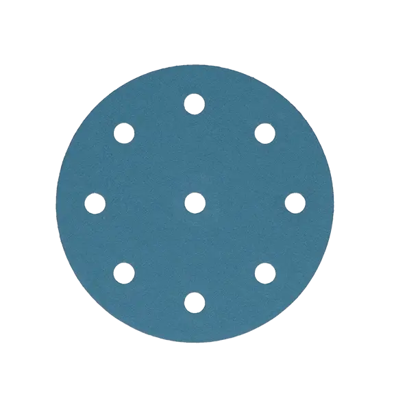 Disque velcro DSVHQ Ø125 céramique 9 trous